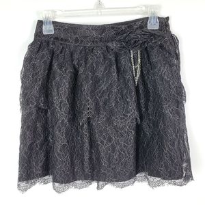 Guess by Marciano Sparkly Lace Mini Skirt Like New